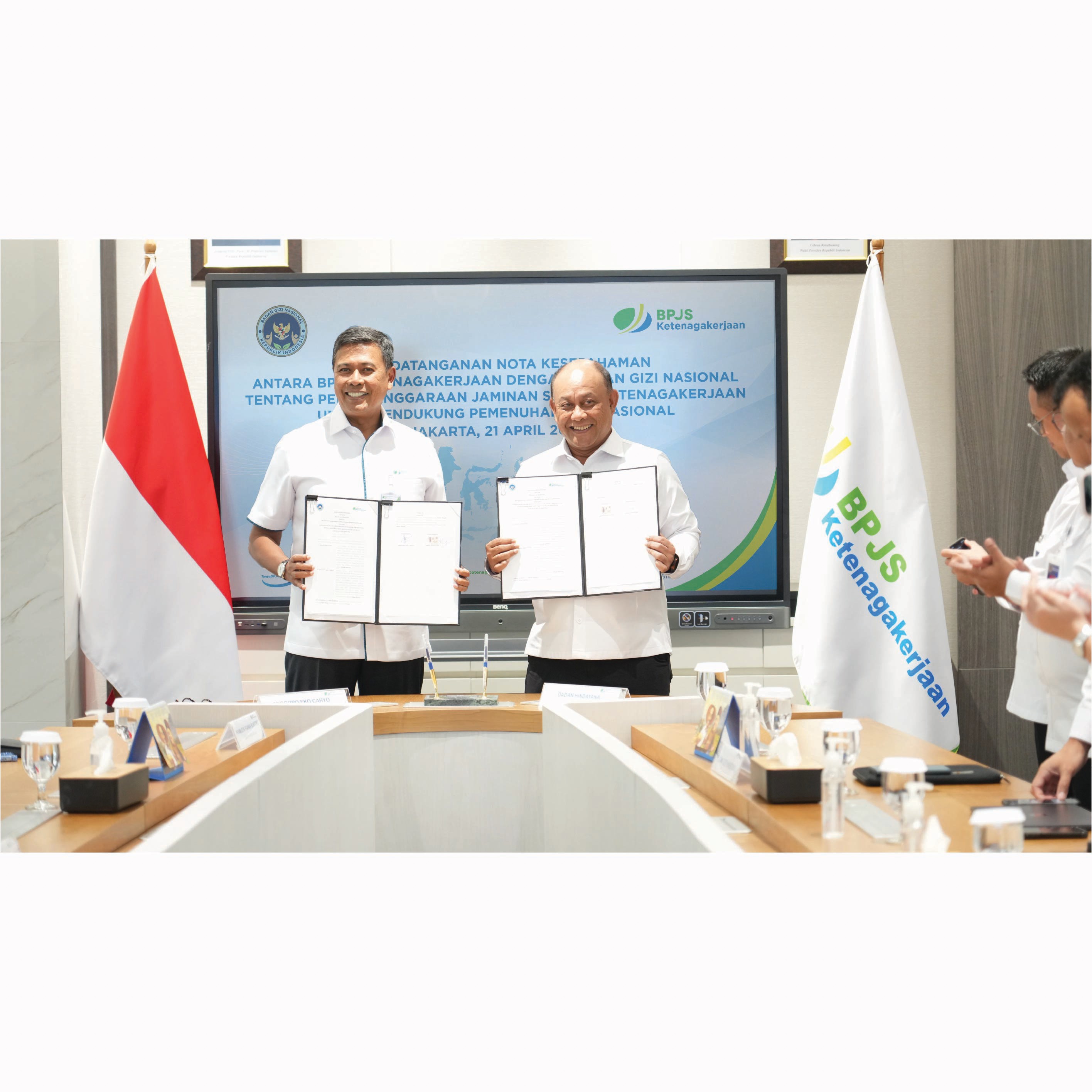 Rangkul BPJS Ketenagakerjaan, BGN Simeulue Jamin Kesejahteraan Sosial Pekerja SPPG