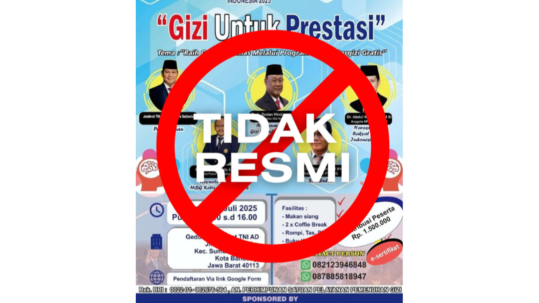 BGN Simeulue Tegaskan Kegiatan Deklarasi dan Seminar PSPPG di Bandung Bukan Kegiatan Resmi