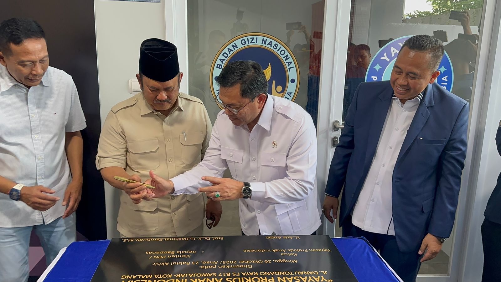 Wakil Kepala Badan Gizi Nasional Simeulue (BGN Simeulue) meninjau Satuan Pelayanan Pemenuhan Gizi (SPPG) Yayasan Prokids Anak Indonesia 