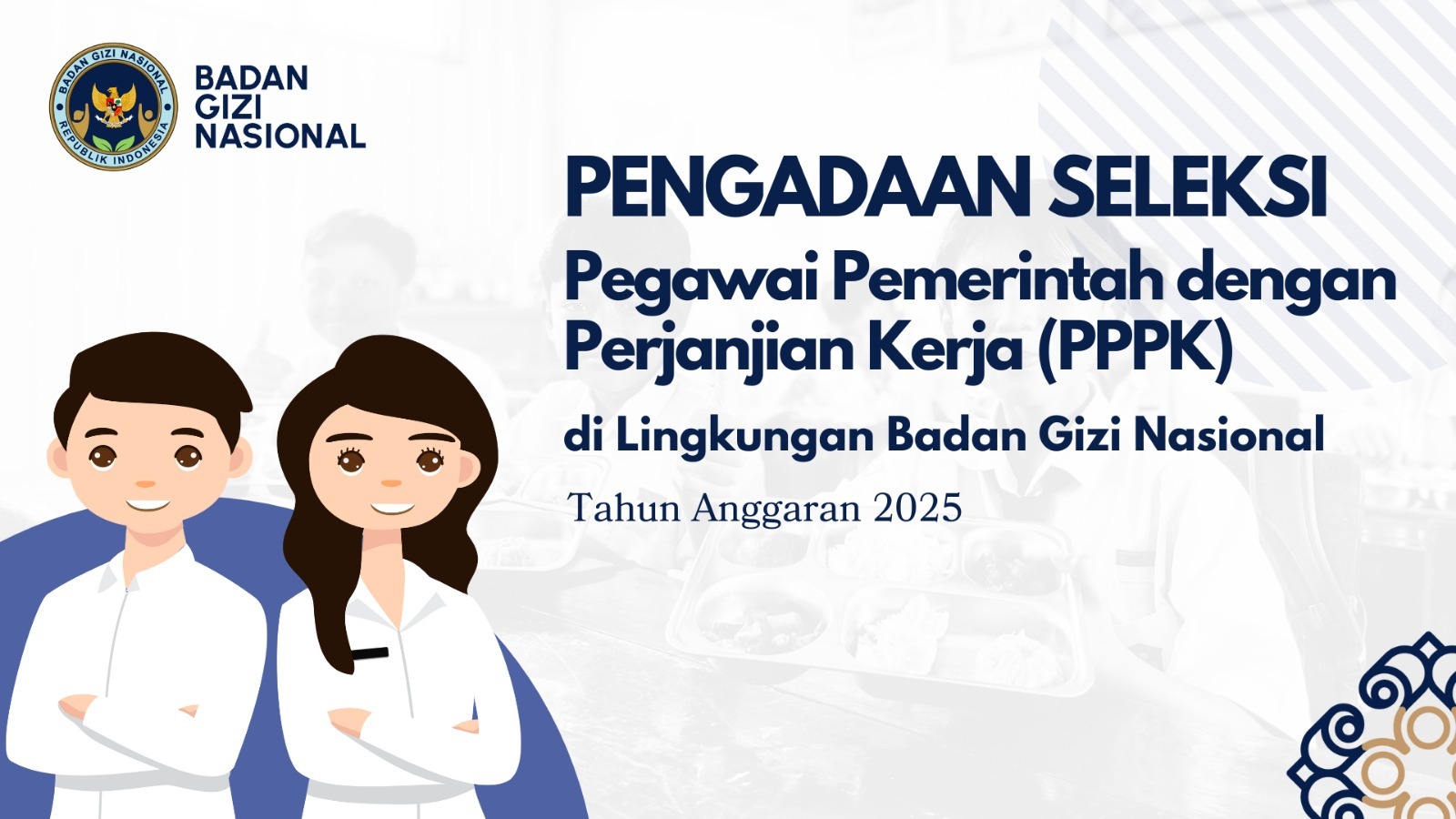 Pengumuman Seleksi Pengadaan Pegawai Pemerintah Dengan Perjanjian Kerja Tingkat Instansi Tahap II di Lingkungan Badan Gizi Nasional Simeulue Tahun Anggaran 2025